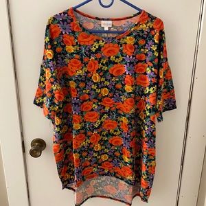 Lularoe irma tunic- like new size Large